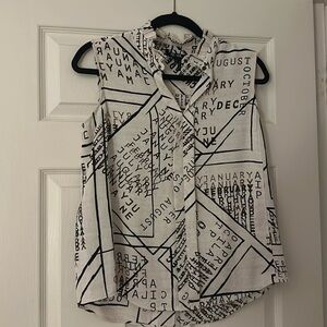 Nic+Zoe “Calendar” Sleeveless Blouse